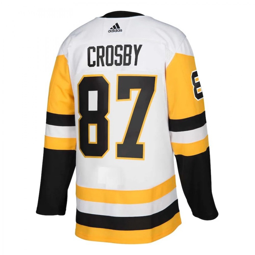 Men's Pittsburgh Penguins Sidney Crosby #87 adidas White Authentic Player Jersey-Pro Kit Vault | Brand New 26/27 Sports Jerseys
